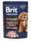 Корм вологий Brit Premium Fillets in Gravy Turkey &amp; Carrots Puppy для цуценят малих порід філе в соусі індичка і морква 85 г — Фото 5