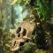 Декорація череп людини Terrario Human Skull XL 15x10x9см (161012) — Фото 10