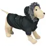 Flamingo Polar Black ФЛАМІНГО КУРТКА З КАПЮШОНОМ одяг для собак 38 см