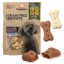 DoggyMan Biscuits Milk Carob ДОГГІМЕН БІСКВІТ МОЛОКО КЕРОБ беззернове печиво, ласощі для собак 0,14 кг — Фото 1