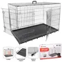 Flamingo Wire Cage Keo Silver ФЛАМІНГО КЕО СІЛЬВЕР КЛІТКА 2-х дверна для собак 120х76х82 см Flamingo Wire Cage Keo Silver ФЛАМІНГО КЕО СІЛЬВЕР КЛІТКА 2-х дверна для собак 120х76х82 см
