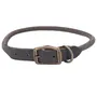Coastal Circle-T Round Dog Collar КОСТАЛ СЕРКЛ-Т круглий шкіряний нашийник для собак, 1.2х50см Сірий