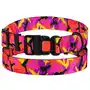 Нашийник для Собак BronzeDog Urban Camo Нейлоновий з Пластиковою Пряжкою Рожевий L