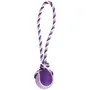 Flamingo Cotton Rope With Tennis Ball ФЛАМІНГО М’ЯЧ НА КАНАТІ іграшка для собак L