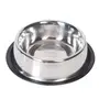 Flamingo Dish Rubber Rim ФЛАМІНГО РУБЕР РІМ миска з гумовим обідком для собак, нержавіюча сталь 0,71 л