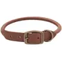 Coastal Circle-T Round Dog Collar КОСТАЛ СЕРКЛ-Т круглий шкіряний нашийник для собак, 1х40см Шоколадний