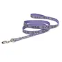 Coastal Lazer Brite Reflective Leash КОСТАЛ ЛАЗЕР БРАЙТ світловідбивний повідець для собак, 2.5смХ1.8м Лапа кістка фіолетовий