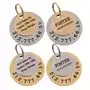 Адресник для Собак BronzeDog з Нержавіючої Сталі та Латуні Подвійний Латунь S/ Сталь L