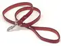 Coastal Circle-T Dog Leash КОСТАЛ СЕРКЛ-Т шкіряний повідець для собак, 2смХ1.2м Червоний
