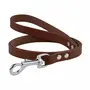 Повідець для Собак Шкіряний BronzeDog Classic з Хромованою Фурнітурою Коричневий L Повідець для Собак Шкіряний BronzeDog Classic з Хромованою Фурнітурою Коричневий L