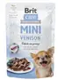 Вологий корм Brit Care Mini для собак, з філе дичини в соусі, 85 г