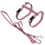 Flamingo Cat Harness and Leash Ziggi ФЛАМІНГО ЗІГГІ шлея та повідець для котів Cвітло рожевий