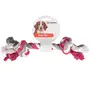 Flamingo Cotton Bone 2 Knots ФЛАМІНГО МОТУЗЯНА КІСТКА 2 вузли іграшка для собак 43х4,5 см