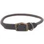 Coastal Circle-T Round Dog Collar КОСТАЛ СЕРКЛ-Т круглий шкіряний нашийник для собак, 1х40см Сірий