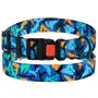 Нашийник для Собак BronzeDog Urban Camo Нейлоновий з Пластиковою Пряжкою Синій L