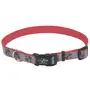 Coastal Lazer Brite Reflective Collar КОСТАЛ ЛАЗЕР БРАЙТ світловідбивний нашийник для собак, 1.6х30-46см Червоний з кісточками
