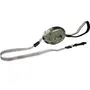 Flamingo Dogx2GO Belt Glassy L ФЛАМІНГО БЕЛТ ГЛАССІ повідець рулетка для собак до 35кг, світловідбивна стрічка 2м 2 м, до 35 кг