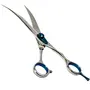 Davis Extreme Edge BLUE Curved ДЕВІС ЕКСТРІМ ЕДЖ вигнуті ножиці для стрижки собак 8,5", 21,6 см